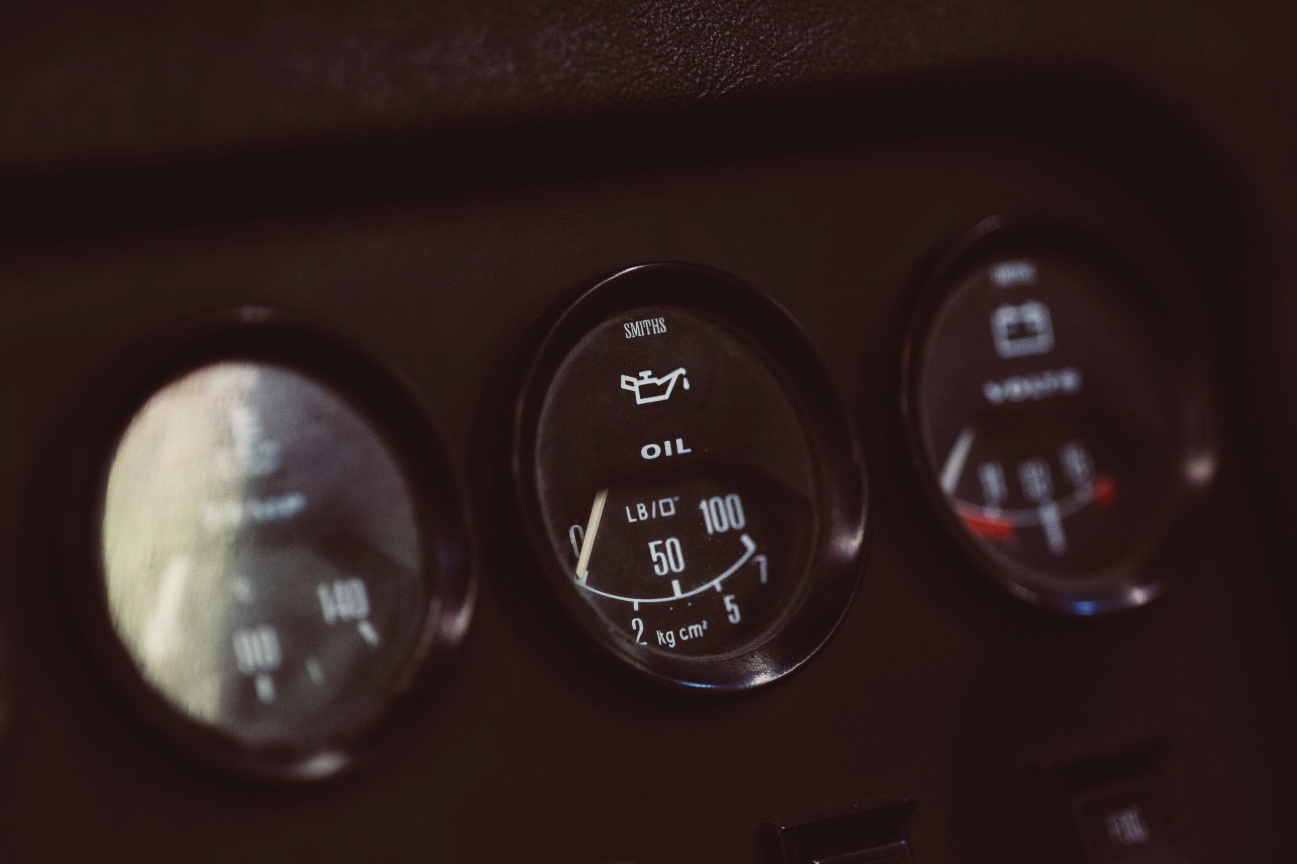 Cluster of Gauges on a Dashboard